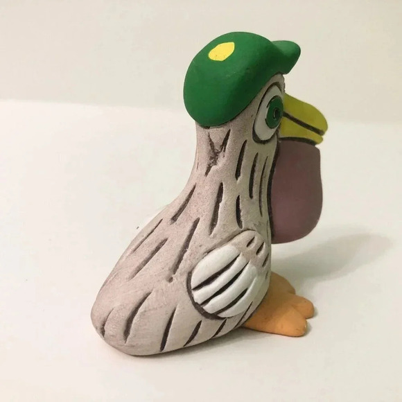 Vtg Artesania Rinconada Pottery Bird 3  Inch Tall Figurine - Picture 5 of 11